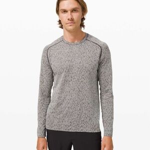 Lululemon Men's Metal Vent Tech Long Sleeve 2.0 Space Code Graphite Grey